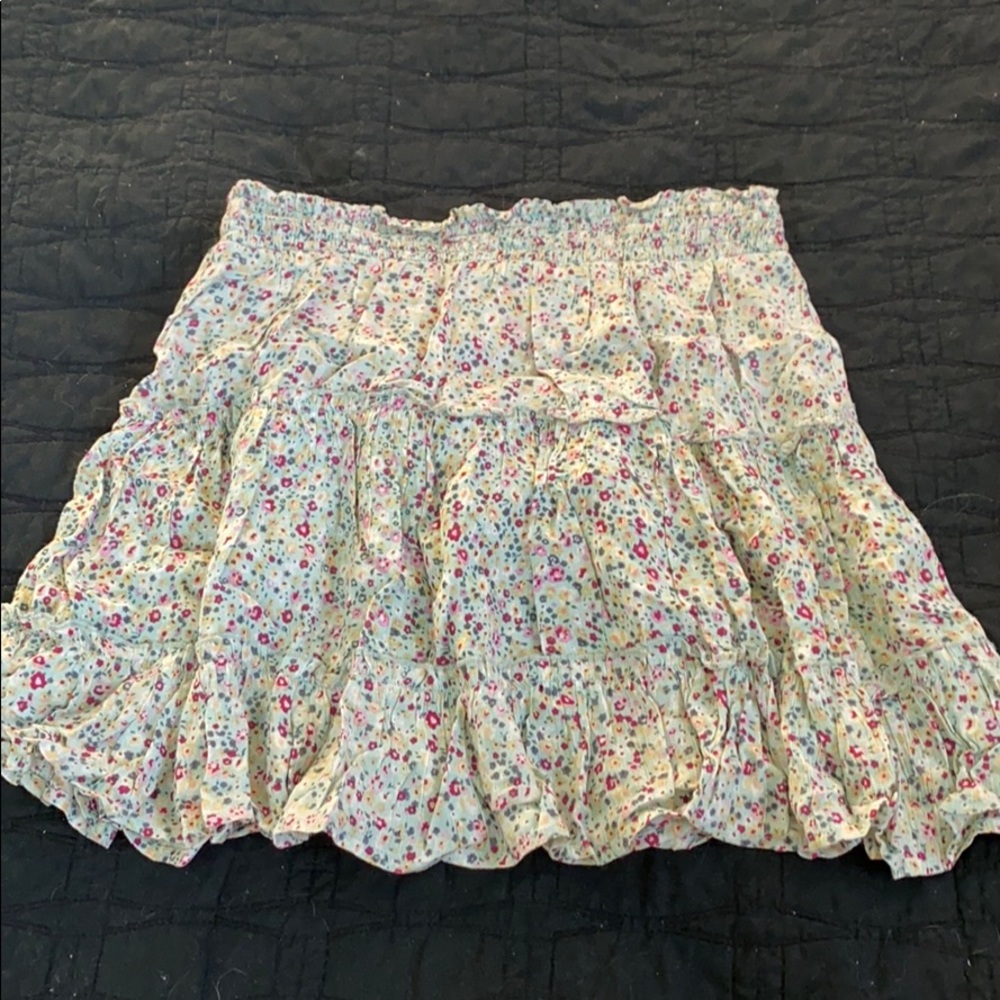 Urban Outfitters Floral Flowy Skirt